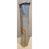 Vase en céramique bleue signé GB