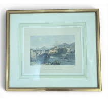Gravure "Geneva from the ramparts" par BARTLETT