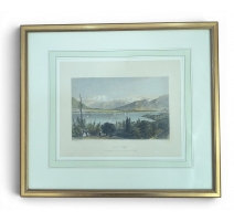 Gravure "Lake Leman" par BARTLETT