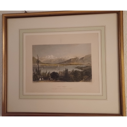 Gravure "Lake Leman" par BARTLETT
