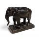 Bronze "Eléphant d'Asie", signé A. BARYE