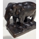 Bronze "Elephant", signed Alfr