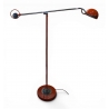 Lampe articulée orange par J.J. Saxer