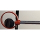 Lampe articulée orange par J.J. Saxer