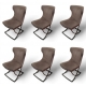 Suite de 6 chaises Paloma par BAXTER