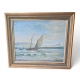 Tableau "La Bise" signé Louis BAUDIT 1946