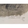 Gravure "Sangliers, clair de lune" signée HAINARD