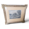 Gravure "Scène pastorale" par WATERLOO