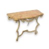 A console table made of fretwork wood with a distressed finish, from  Moinat SA  - Antiques and home décor