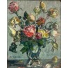 Painting entitled ‘Bouquet of Roses’, signed HC FORESTIER