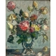 Tableau "Bouquet de roses" signé HC FORESTIER