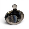 Hand-blown glass bottle signed LAURENT