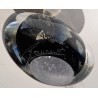 Hand-blown glass bottle signed LAURENT