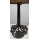 Lampe Muller frères en verre et fer forgé