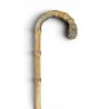 Canne corbin monoxyle en ronce de bambou
