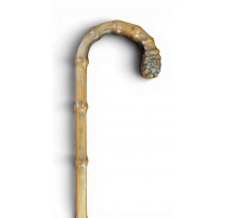 Canne corbin monoxyle en ronce de bambou