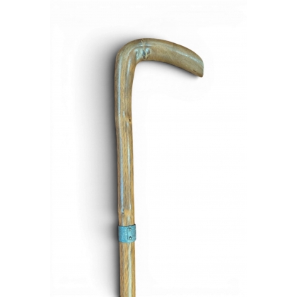 Single-piece hazel walking stick