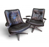Paire de fauteuils Gentilina par VANDENBEUCK