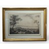 Engraving ‘Lake Biel’ by ABERLI