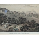 Gravure "Lac de Bienne" par ABERLI