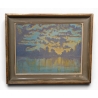 Tableau "Vue du lac" signé BLANC-GATTI