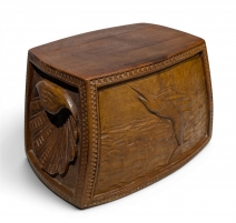 Socle en bois sculpté Espadon