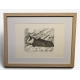 Gravure "Chamois" signée COSANDEY