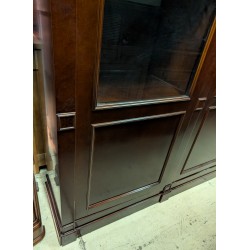 3-door mahogany bookcase