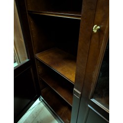 3-door mahogany bookcase