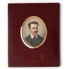 "Gentilhomme" miniature signed GRASSIS G