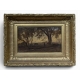 Tableau "Environ du Caire" signé E.D.
