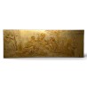 Painted door lintel with gold leaf