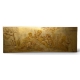 Dessus de porte à la feuille d'or peint