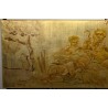 Painted door lintel with gold leaf
