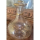 Flacon en verre décor doré d'étoiles