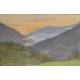 Pastel "Paysage de la Broye" signé Aimée RAPIN