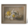 Pastel "Corbeille d'or et d'argent" signé RAPIN