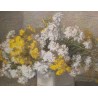 Pastel "Corbeille d'or et d'argent" signé RAPIN