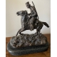 Bronze "Cavalier du 28ème régiment" signé GRACHEV