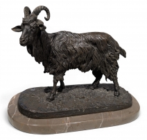 Bronze "Bouc" signé P.J. MÊNE