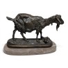 Bronze \"Chèvre et son chevreau\" signé FRÉMIET