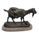Bronze "Chèvre et son chevreau" signé FRÉMIET