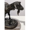Bronze \"Chèvre et son chevreau\" signé FRÉMIET