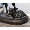 Bronze \"Chèvre et son chevreau\" signé FRÉMIET