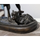 Bronze "Chèvre et son chevreau" signé FRÉMIET