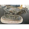 Bronze \"Chèvre et son chevreau\" signé FRÉMIET