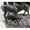 Bronze "Fileuse à cheval" signé WOLFF