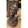 Bronze "Fileuse à cheval" signé WOLFF