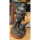 Bronze "Fileuse à cheval" signé WOLFF