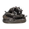 Bronze "La Chasse aux canards" signé P.J. MÊNE